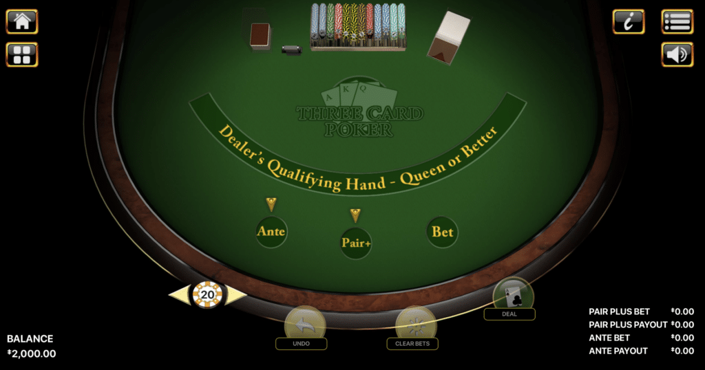 Three Card Poker Online Review