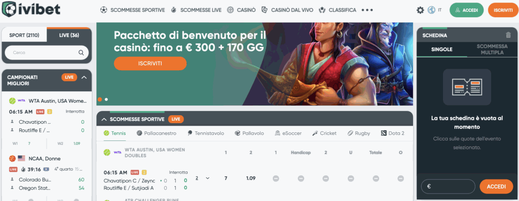 Ivibet Homepage