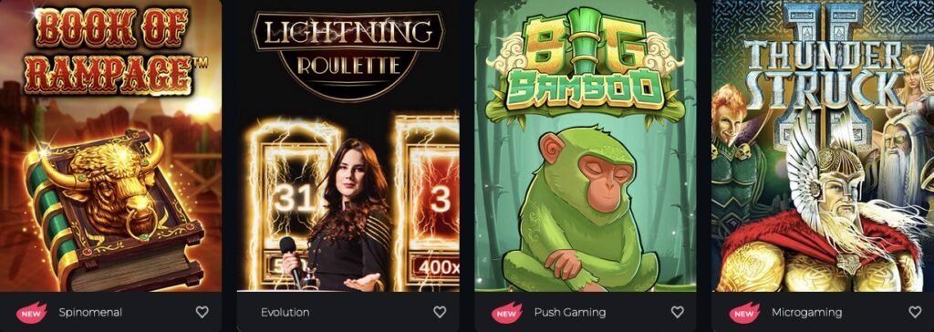 Boomerang Spiele Boomerang Casino Spielangebot