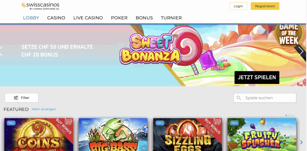 Swiss Casinos Übersicht