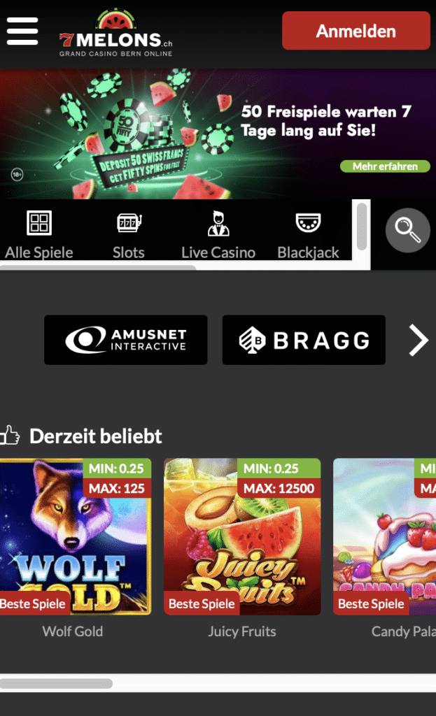 7Melons Casino mobile kompatibilität