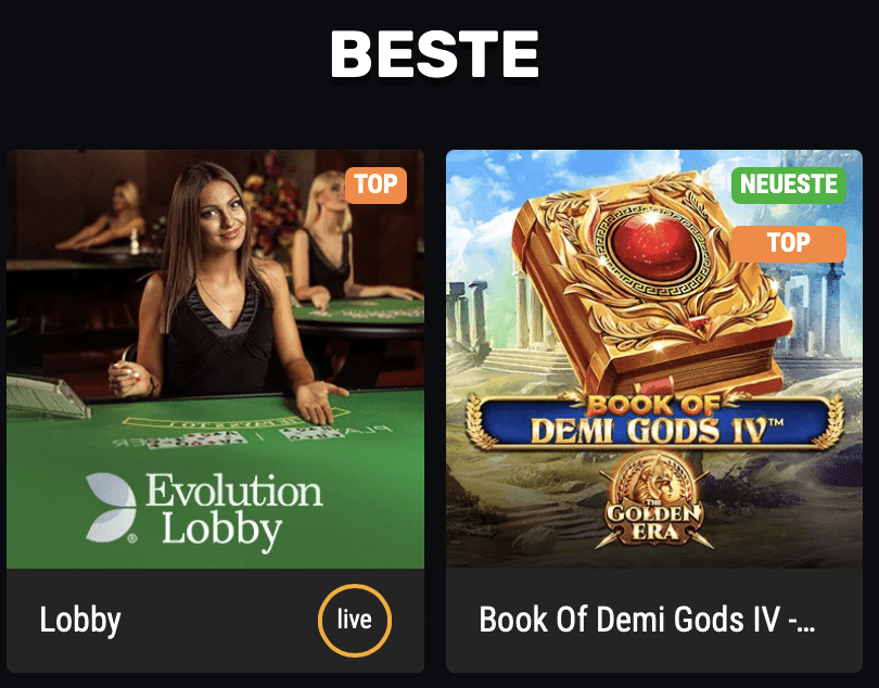 Betamo Top Spiele