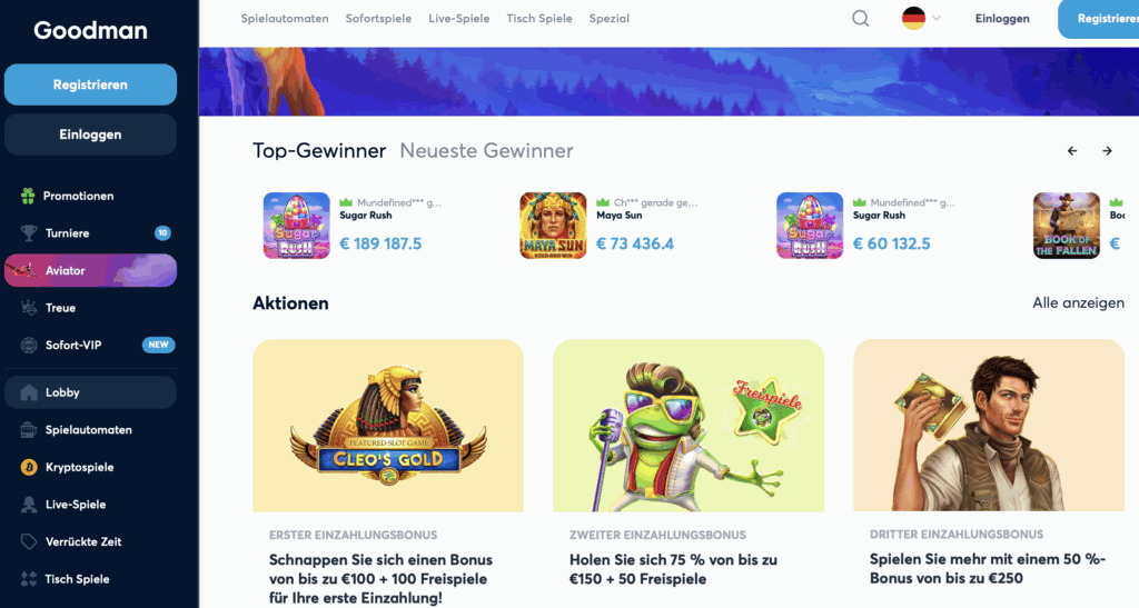 Goodman Casino Erfahrungen