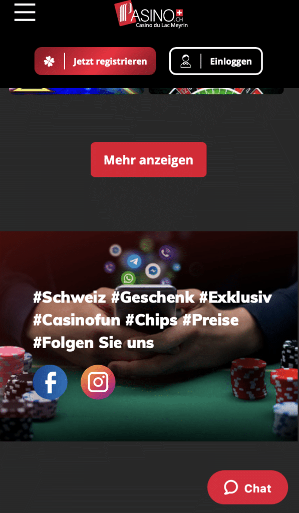 Pasino.ch mobile kompatibilität