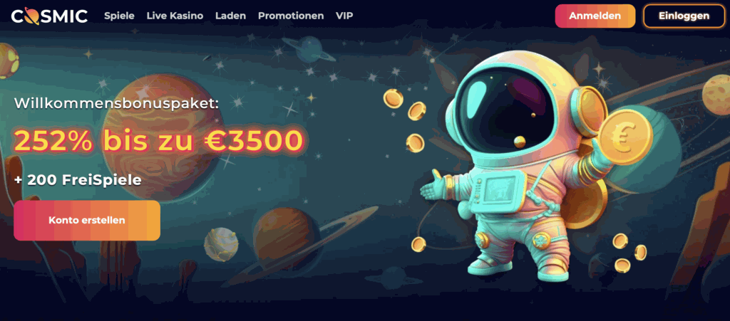 Cosmicslot Casino Bonus im Vergleich