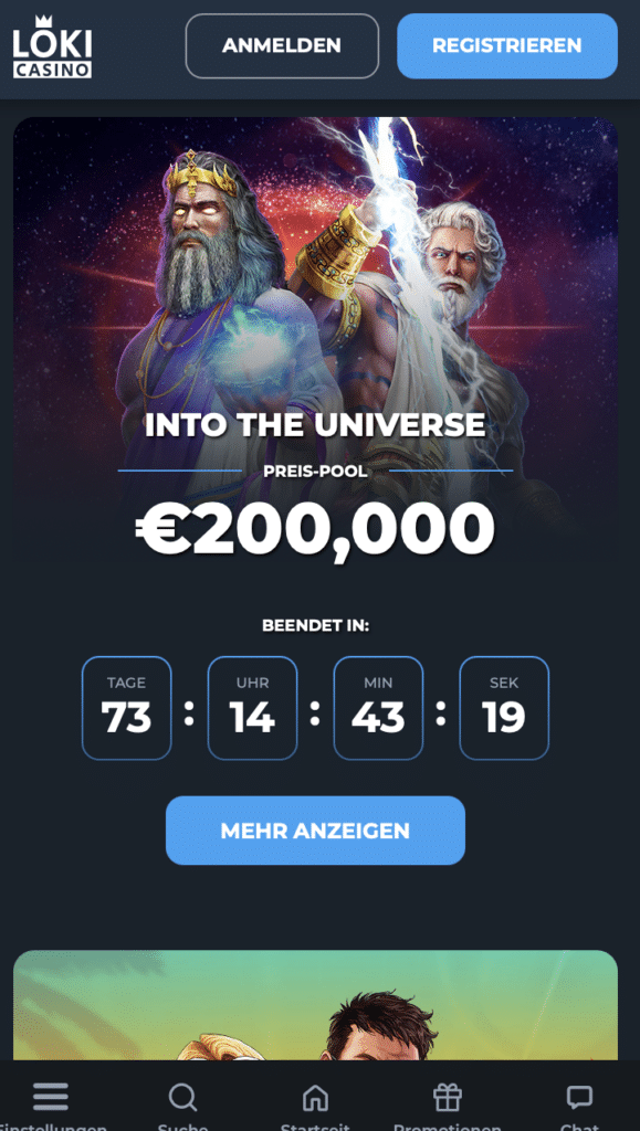 Loki Casino mobile Versionen