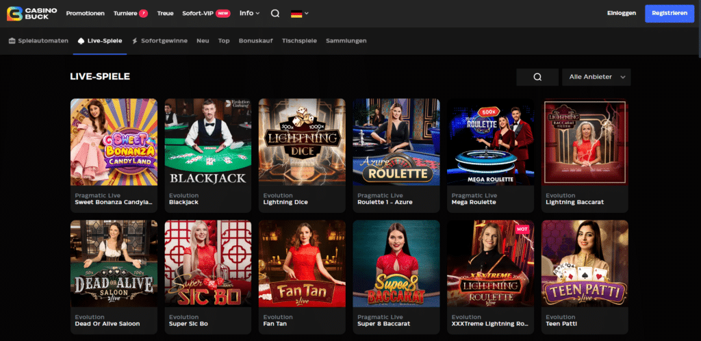 CasinoBuck Beliebtesten