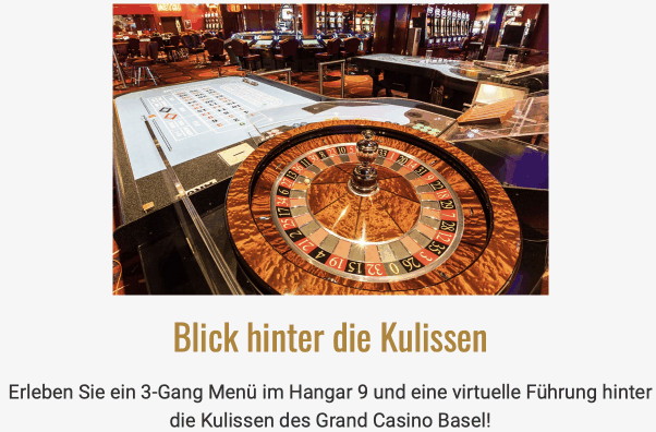 Grand Casino Basel Restaurant Hangar 9